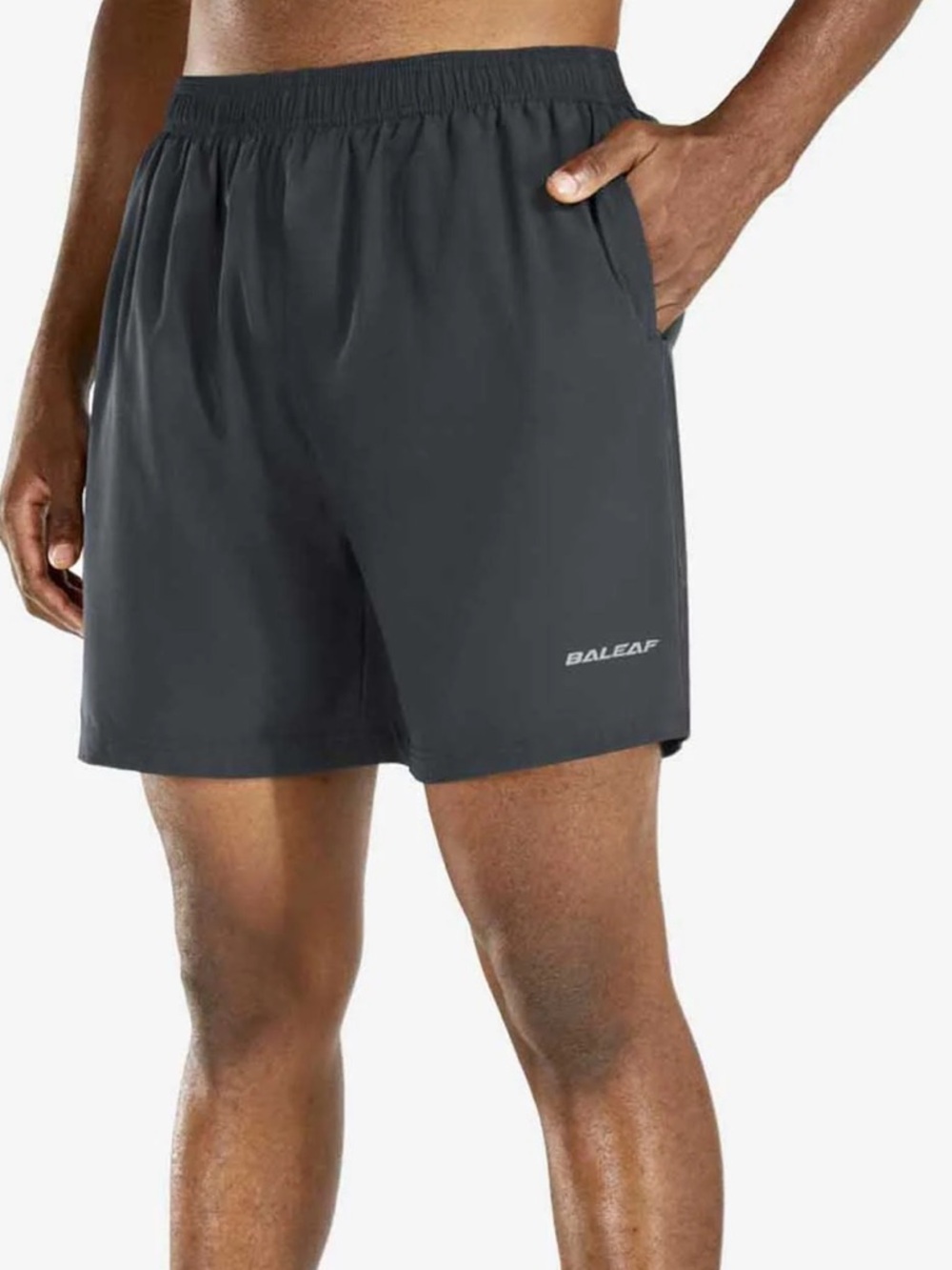 Baleaf Mens 5” Running Shorts Athletic Shorts Workout Shorts M 2 Pc Bundle - Picture 3 of 12